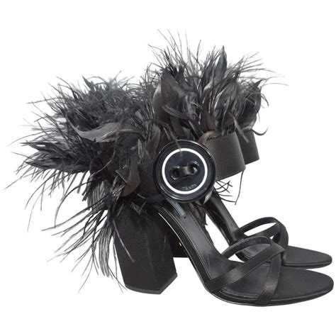 prada feather block heels|Prada heels platform.